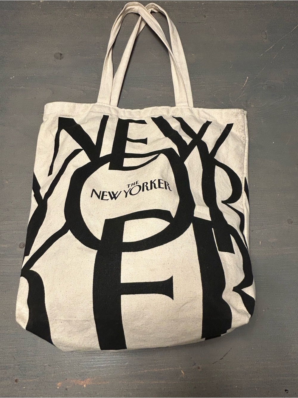 New Yorker tote 
Super chic